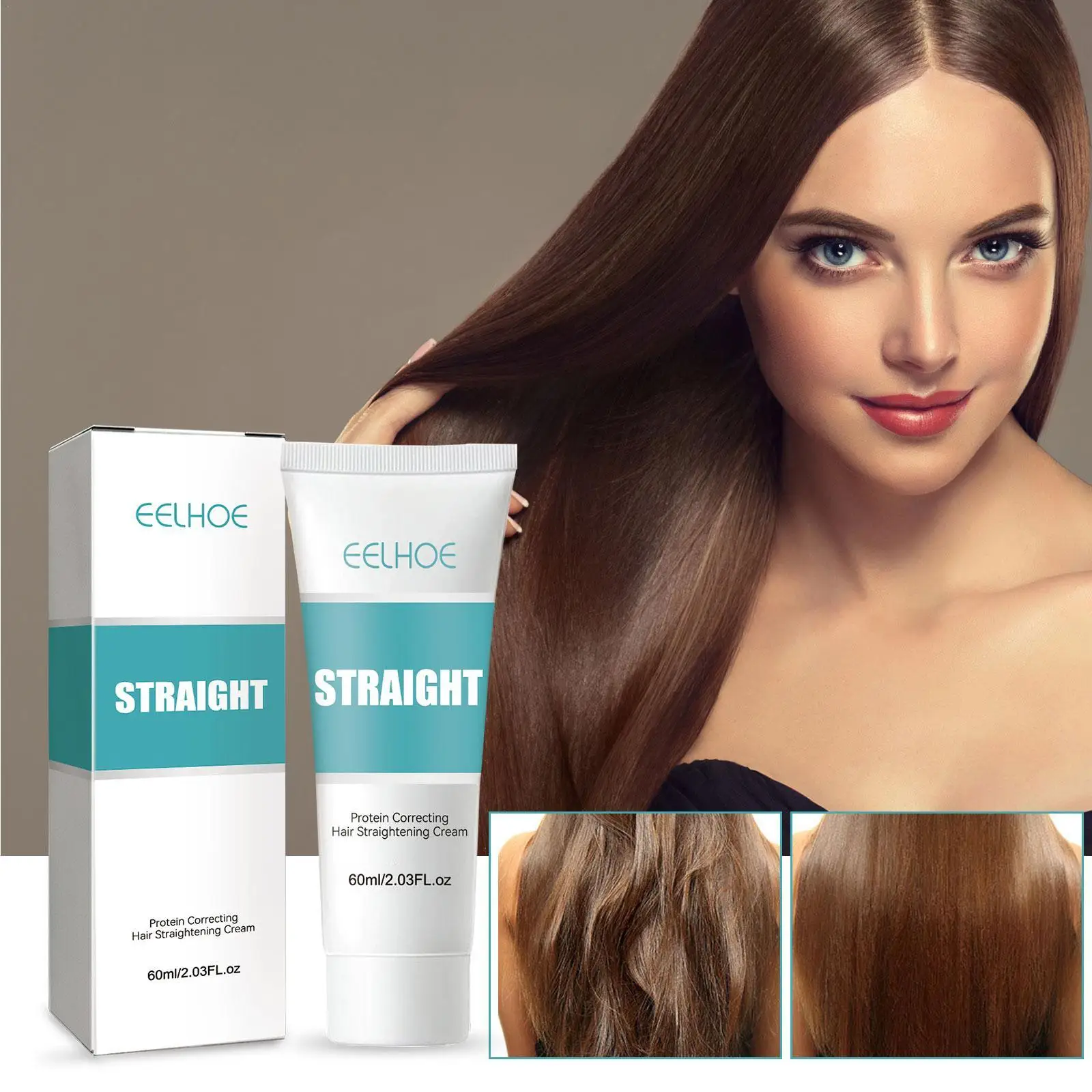 

1pcs Protein Correction Straight Hair Cream Straightening Replenish Hair Nutrition Moisturing Mild Non Irritating Conditioner