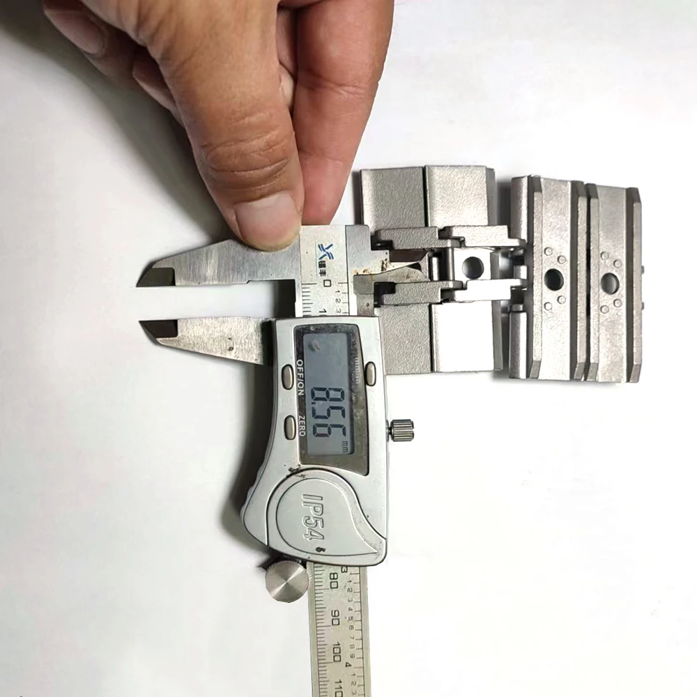 5.5cm stal nierdzewna Crawler Shoe Model koparki Crawler Crawler łańcuszek na buty Plate