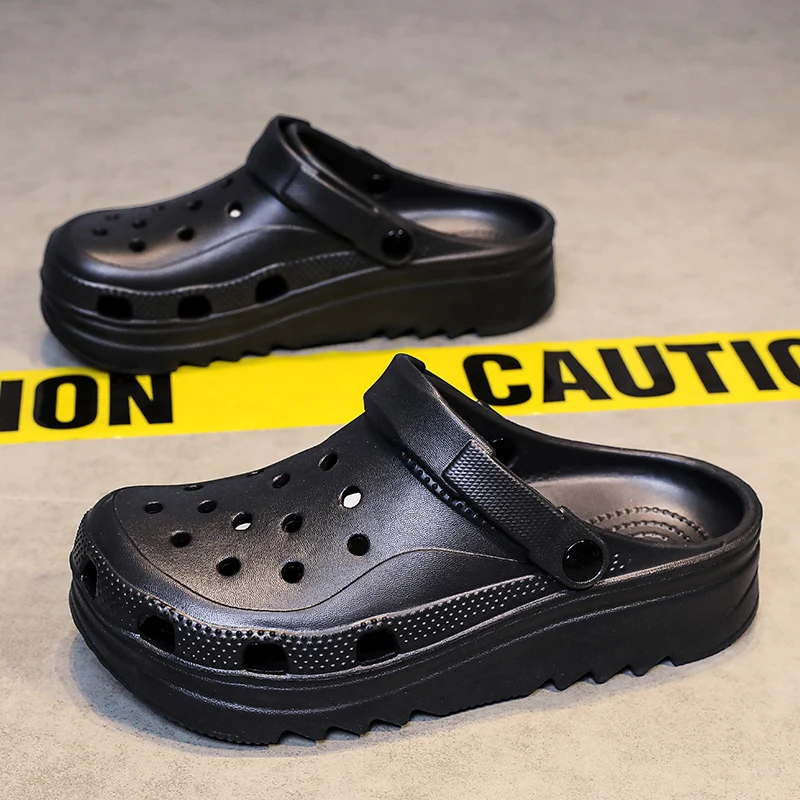 

New Whosale New Breathable Hollow Hole Shoes Outdoor Casual Slippers Men's Casual Sandals