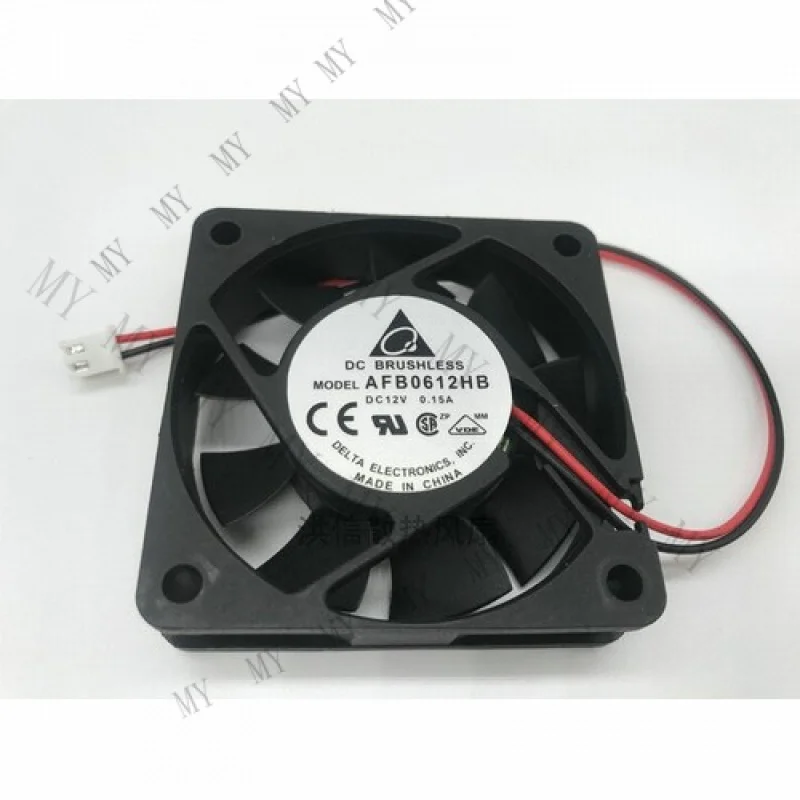 

TT FOR Delta 6015 AFB0612HB DC12V 0.15A 6CM 60*15MM 60mm Double Ball Fan 2pin