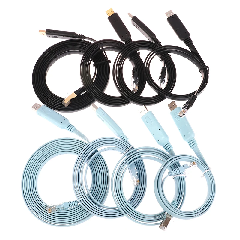 1/1.51.8/3M da USB a RJ45 per Cisco USB Console Cable Debug Line per Cisco H3C HP Arba 9306 Huawei Router Rollover Console