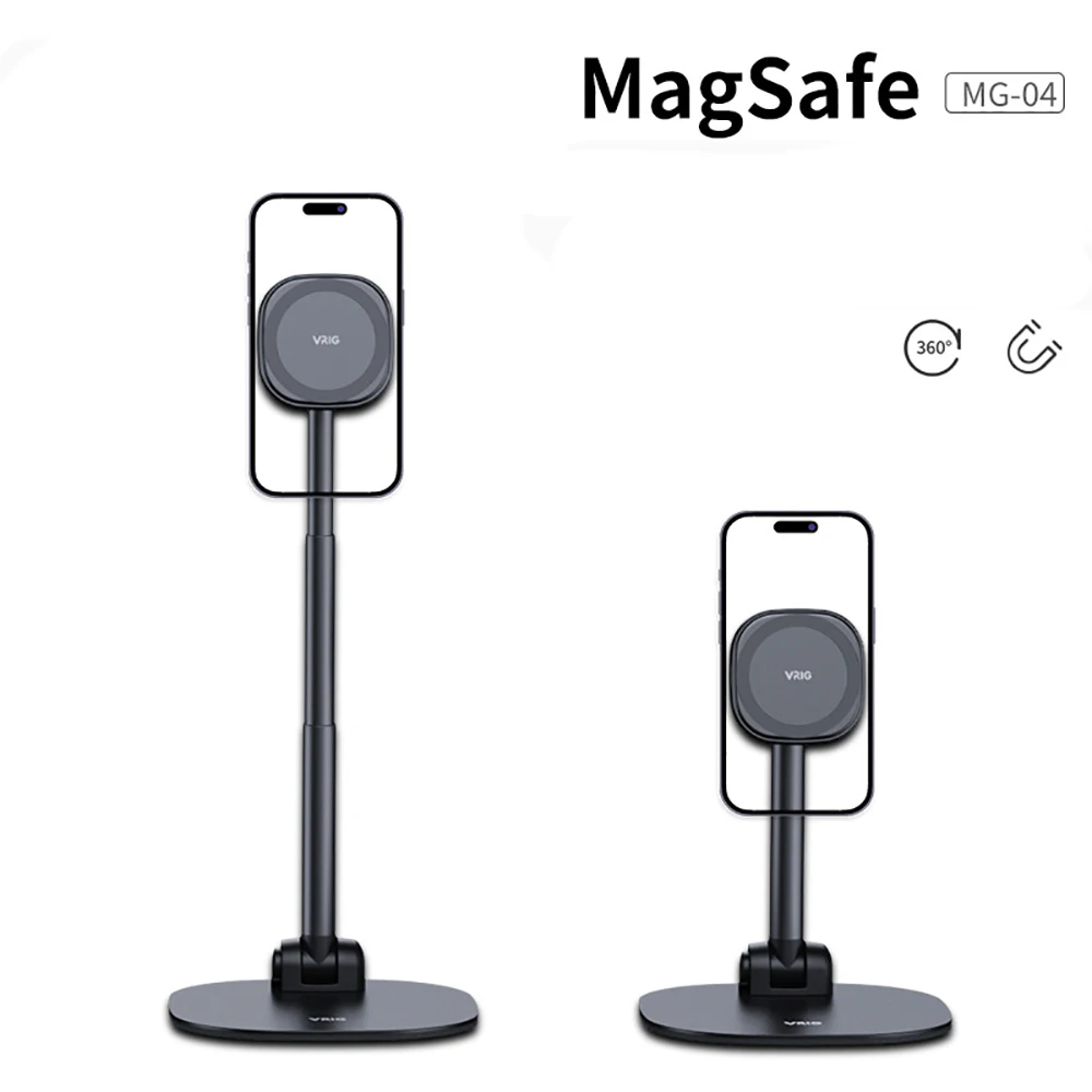 MG-04 Desktop Magnetic Phone Stand Bracket for Magsafe Phone Stand for iPhone 14 13 12 Mini Pro Max Phone Mount Accessories