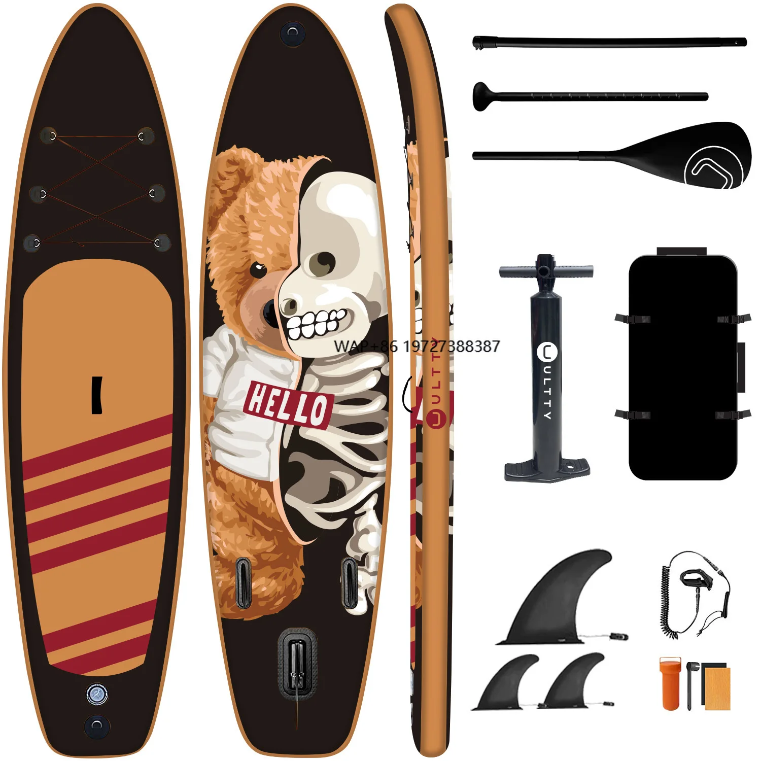 

ULTTY 320cm Wooden Layer Standup Paddle Boards Top Quality Wood Veneer Isup Table Available for Sale in China Factory