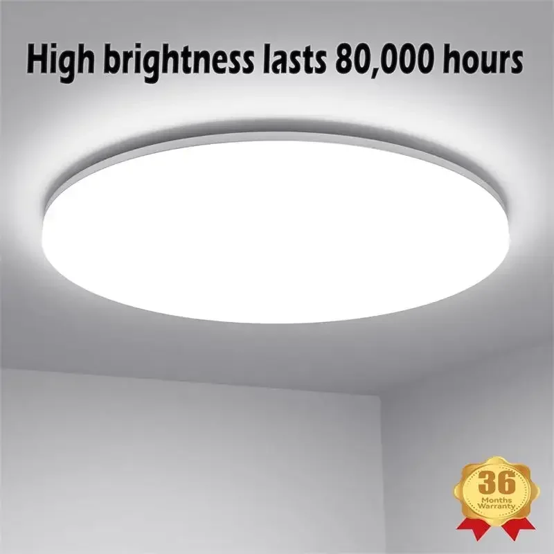 Luz de teto do banheiro luzes do painel led 30w moderna luz da cozinha para o quarto casa interior ultra fino lâmpada do teto luz parede