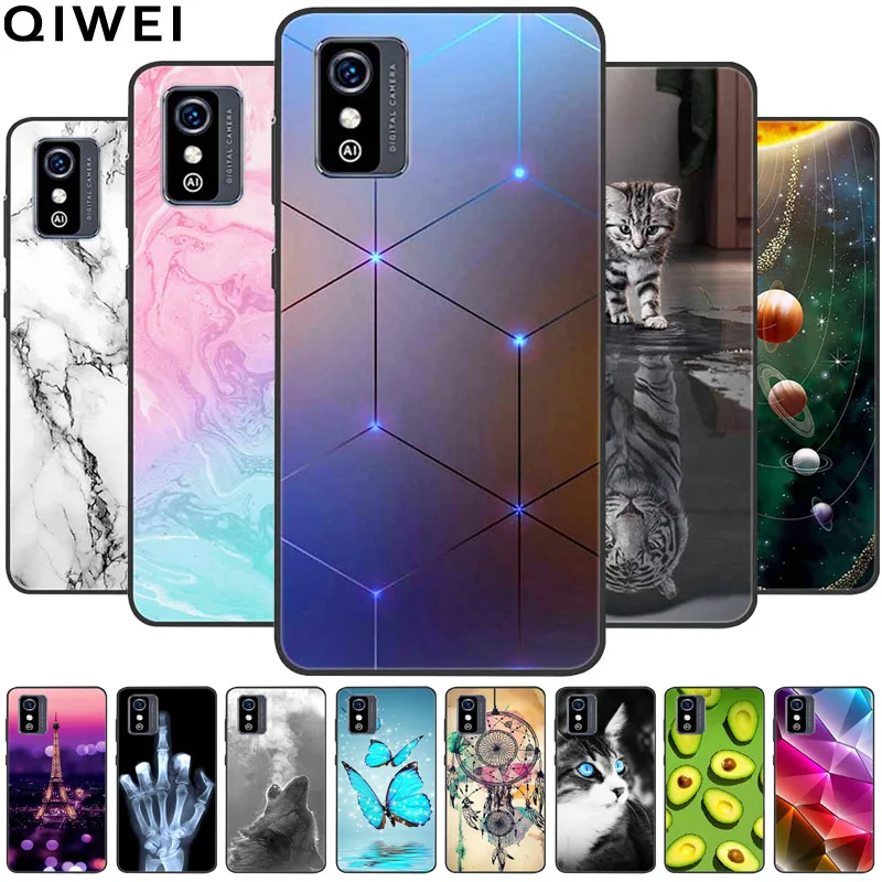 For ZTE Blade L9 Case Shockproof Silicon Soft Cute Marble Phone Cases for ZTE Blade L9 L 9 TPU Coque BladeL9 Fashion Cartoon Bag