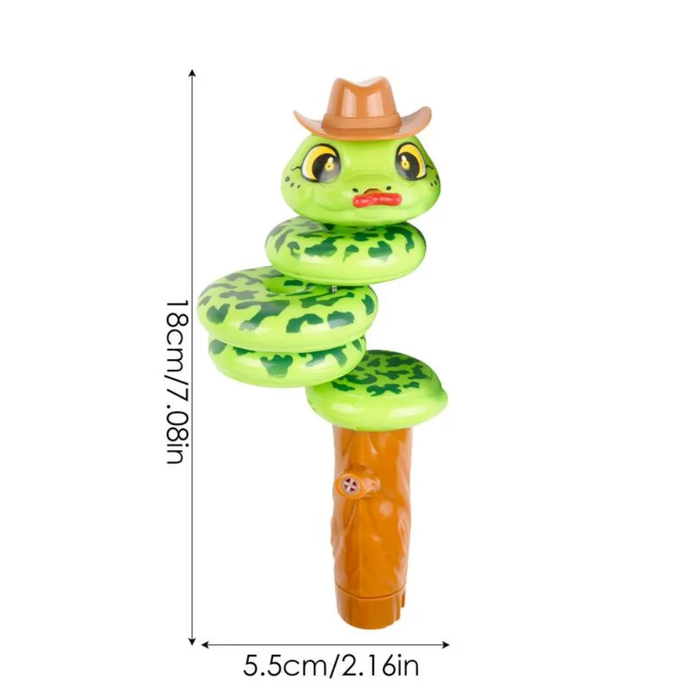 Leren Gedraaide Balans Swingende Creatieve Groene/Gele Balans Swingende Slang Plastic Kawaii Roterende Swingende Slang Speelgoed