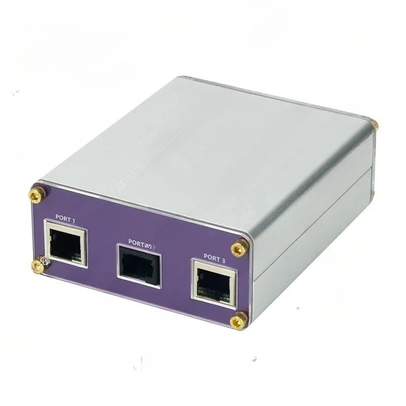 HIFI Network Switch (PLL5381 Version with Built-in OCXO/PLL5341 ) with 3 Electrical Ports and 1 Optical Port