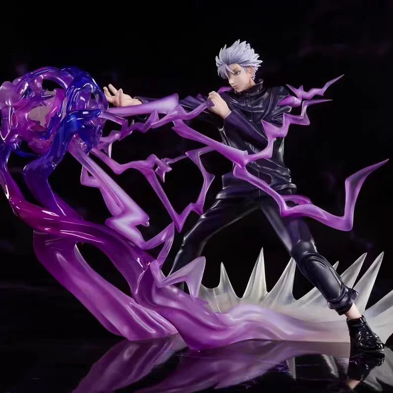 

Коллекционная фигурка Сатору Годжо из аниме Jujutsu Kaisen, 5T5, с эффектом полого фиолетового оттенка, настольное украшение, подарок для фанатов аниме
