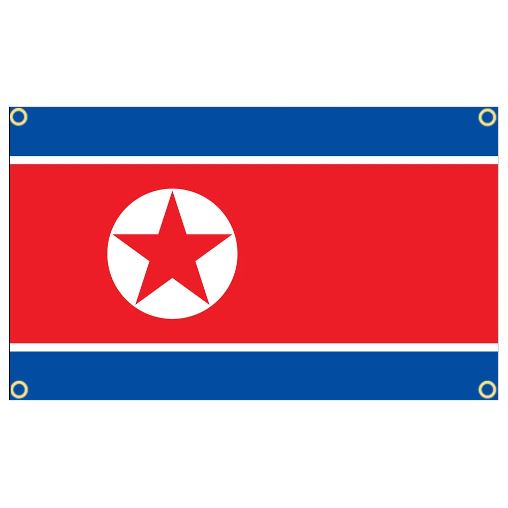 3x5 Ft North Korea Flag Vivid Color and Fade proof DPRK Flags Polyester with Brass Grommets 3 X 5 Ft - view 3
