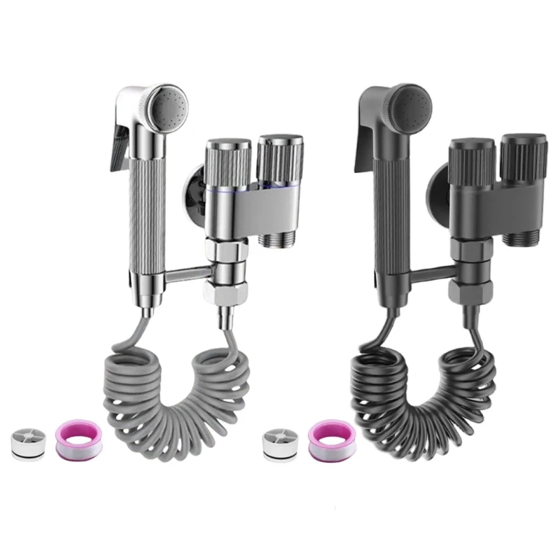 Convenient Toilet Bidet Hand Shower 1 In 2 Out Valves for easy installs