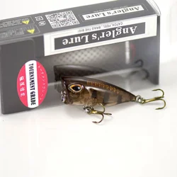 Countbass Popper Angelköder mit harten Ködern, Wobbler, Süßwasser-Topwater-Stecker, Barschangeln, 40 mm, 3,6 g