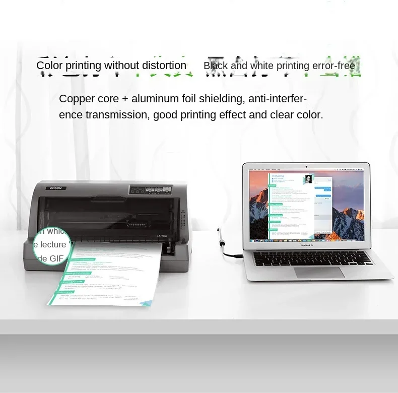 BSN USB عالية السرعة 2.0 A إلى B كابل الطابعة الذكور لكانون براذر سامسونج Hp إبسون سلك الطابعة كابل طابعة USB #4