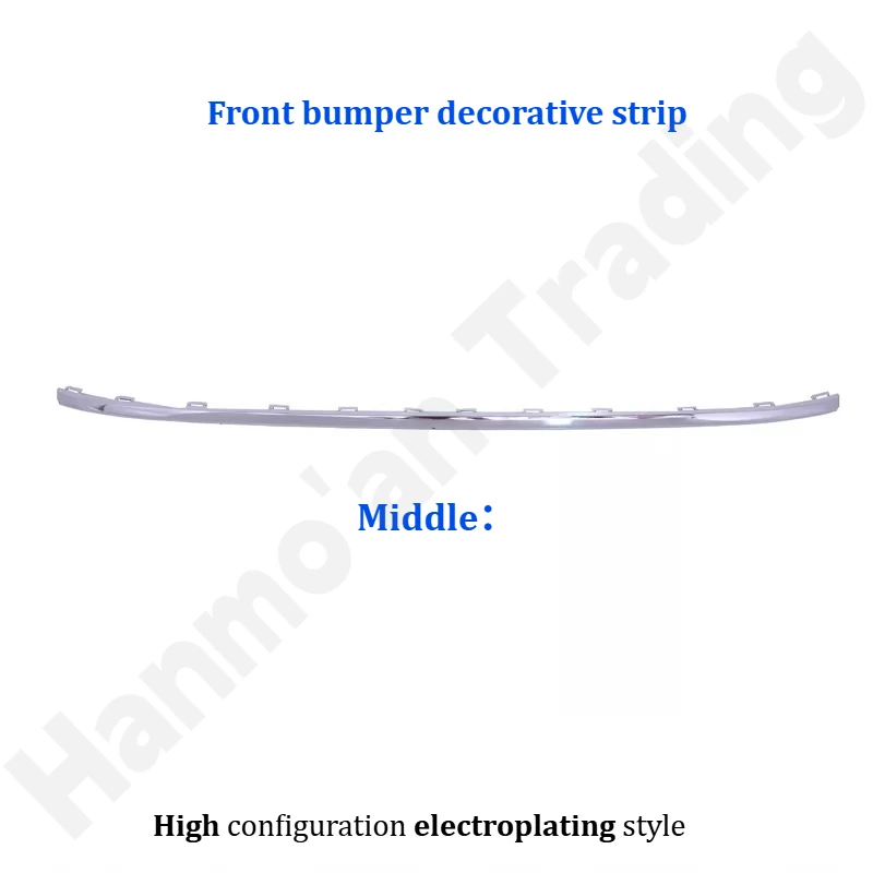 for Volkswagen Bora 2023~2025 Front bumper decorative strip/anti scratch strip/rear bumper chrome bright strip/auto parts
