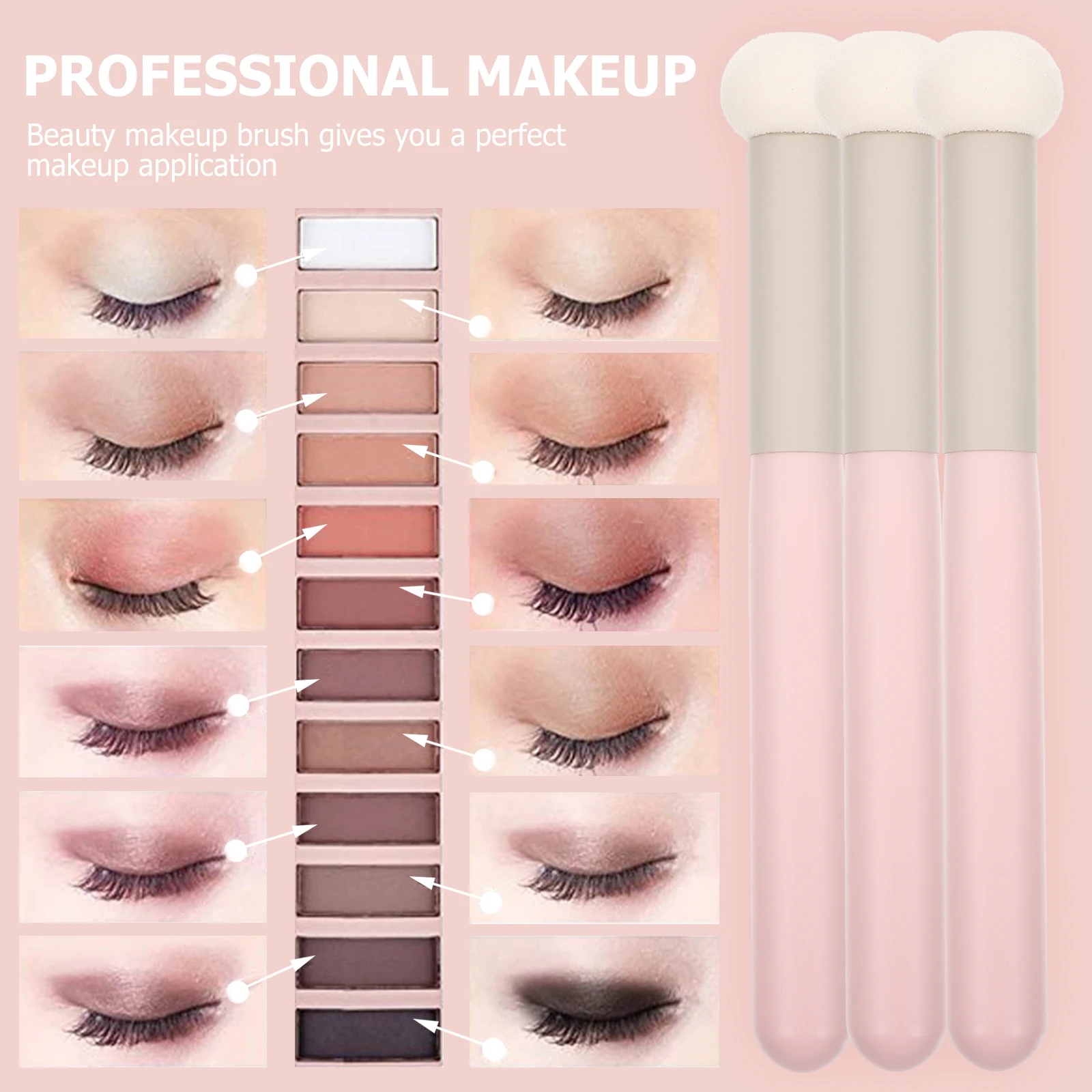 

3pcs Sponge Brush Concealer Applicator Women Makeup Tools Dry Wet Using Concealer Sponge Premium Material Mushroom