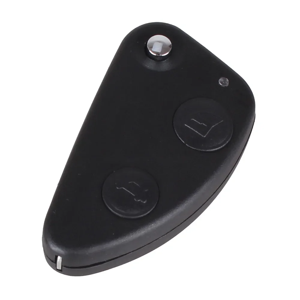 Dandkey Replacement 2 Buttons Remote Car Key Shell Flip Folding Case Keyless Cover For Alfa Romeo 147 156 166 GT