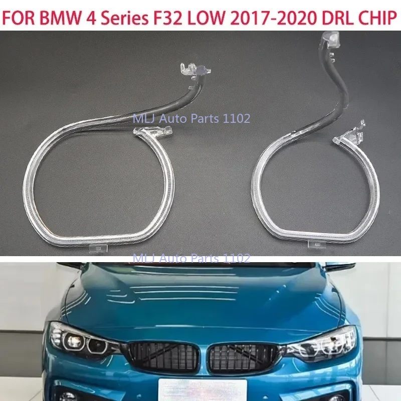 

For BMW 4 Series F32 LOW 2017-2020 Car Headlight DRL Light Bar Angel Eye Ballast Module DRL Auto Parts