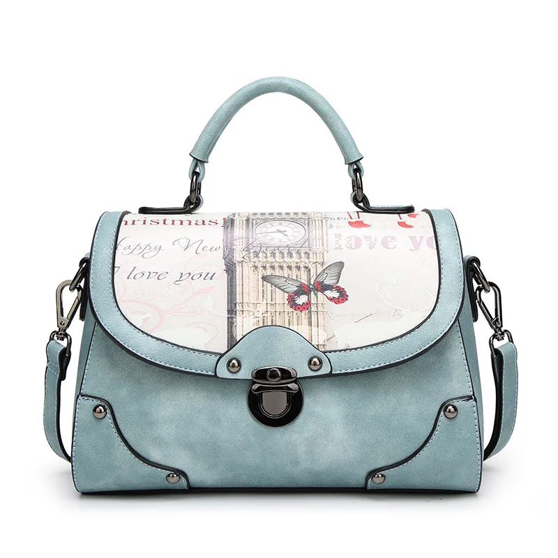 

Spring New Fashion Handbag Print Women's Bag Trendy Temperament Crossbody Shoulder Large Tote