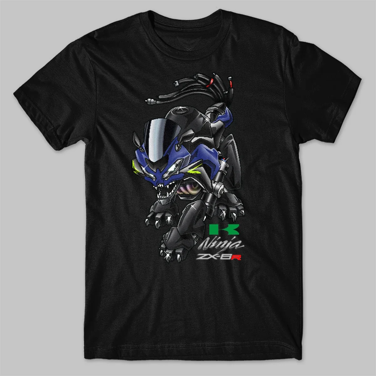 

Classic Japanese Motorcycle Ninja ZX-6R Wolf Inspiration T-Shirt 100% Cotton O-Neck Short Sleeve Casual Mens T-shirt Size S-3XL
