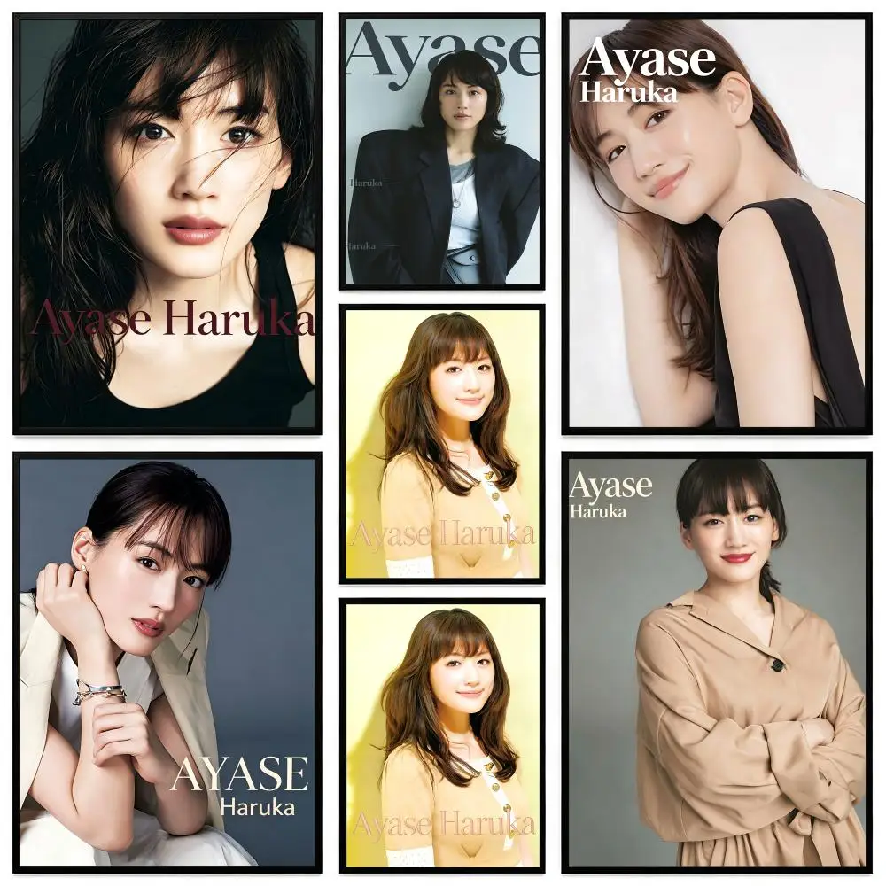Person Ayase Haruka Poster Poster HD Printing Modern Minimalist Style Wall Art Home Decor For Office Bedroom Gift