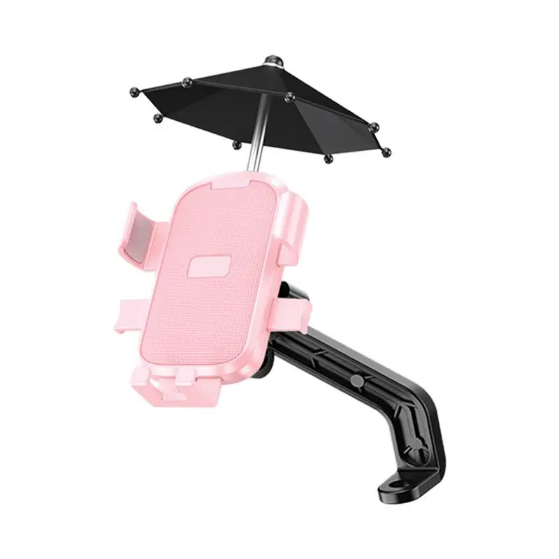 Motorcycle Mobile Phone Holder Handlebar Stand  for 4.7-7.2-inch  Phone Bracket Bicycle Outdoor Phone Clip sunshade Umbrella