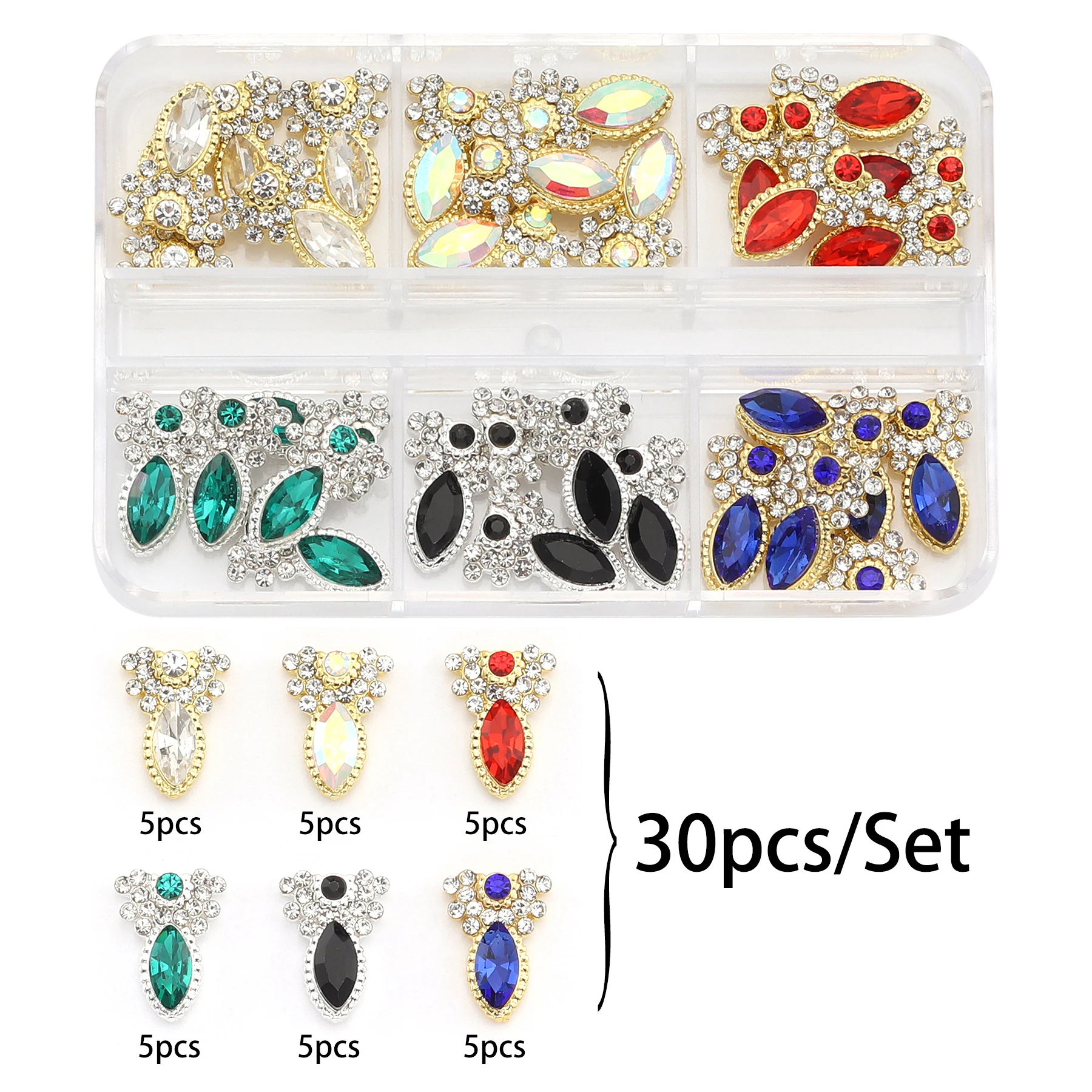 

Роскошные металлические аксессуары для нейл-арта в наборе украшены ослепительными кристаллами и стразами. Накладные ногти своими руками придают очарование.