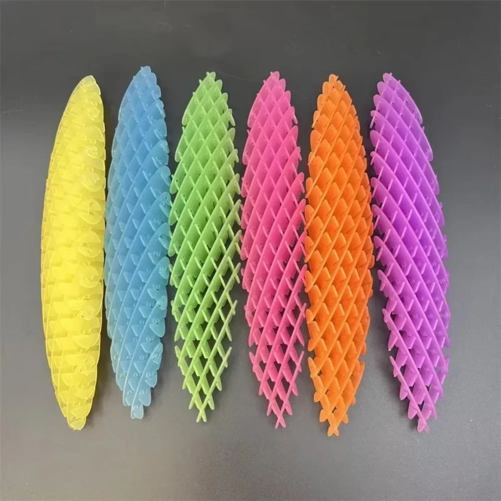 Neues DIY Mesh Dehnbares elastisches Mesh-Spielzeug, neues einzigartiges Puzzle, Freigabe und Dekompression, Deformation Worm Popit, elastisches Mesh-Spielzeug