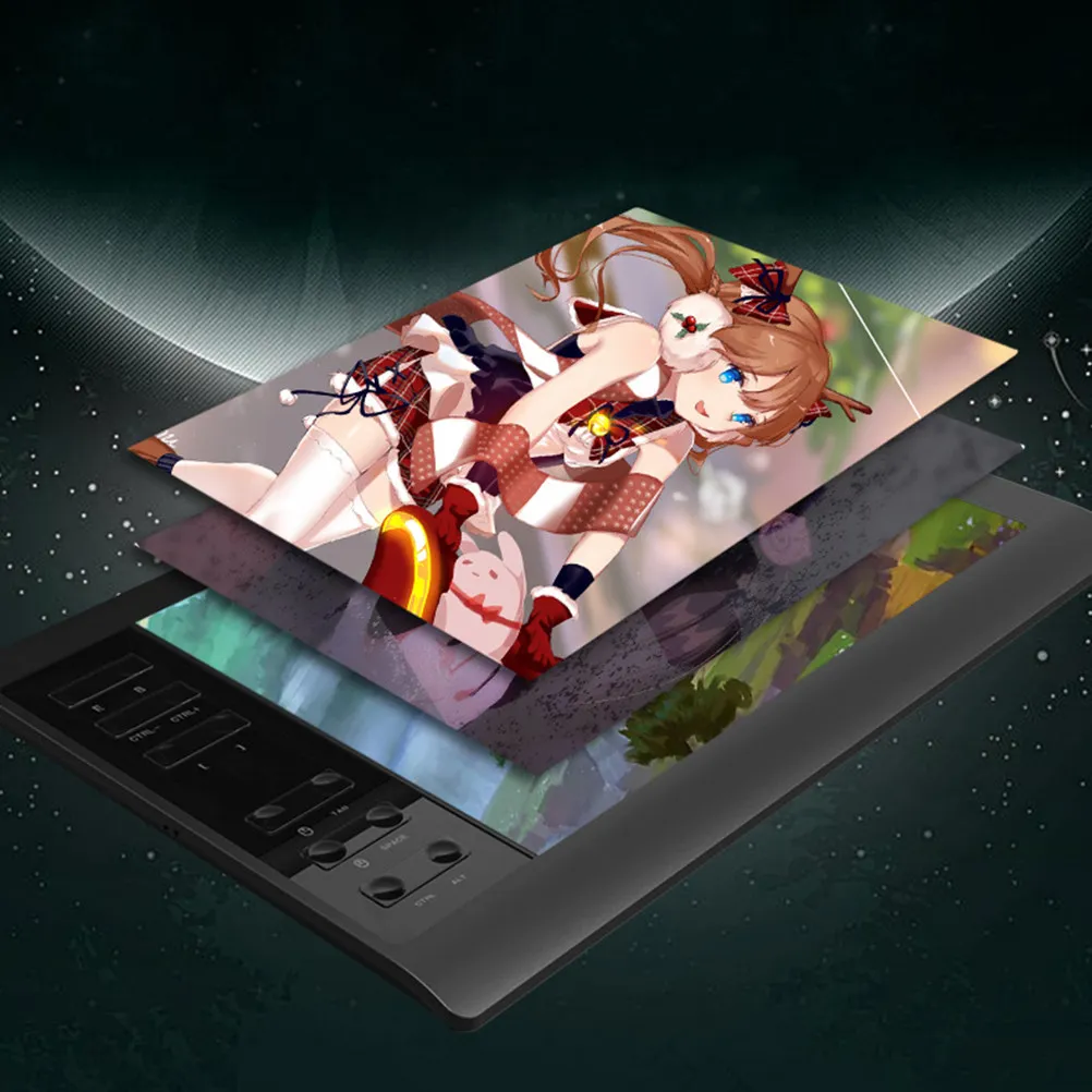 

Графический планшет для рисования и письма на телефоне и компьютере, 233 точки в секунду, плавное рисование линий, подключение Plug and Play