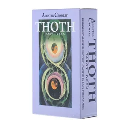 Thoth Tarot Cards 78 Cards Deck Mysterious Divination Oracle Playing Card Board Game Playing Games Card