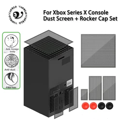 Anti Dust Filter Cover For Xbox Series X Console Cooling Fan Dustproof Cover Thumbstick Grip Caps For Xbox Series X Accessories