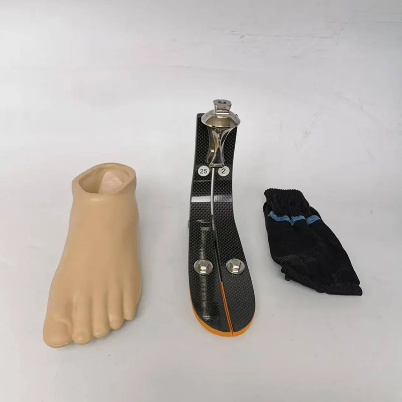 Prosthetic limb accessories High ankle prosthetic foot  titanium alloy joint carbon fiber prosthetic foot 22-27cmprosthetic foot