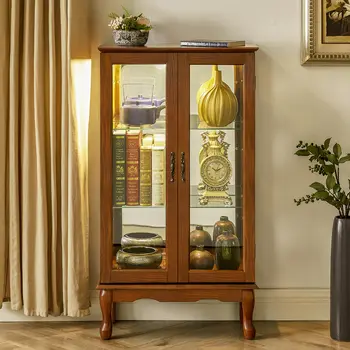 8 best sales Schrank mit Glastür - №1