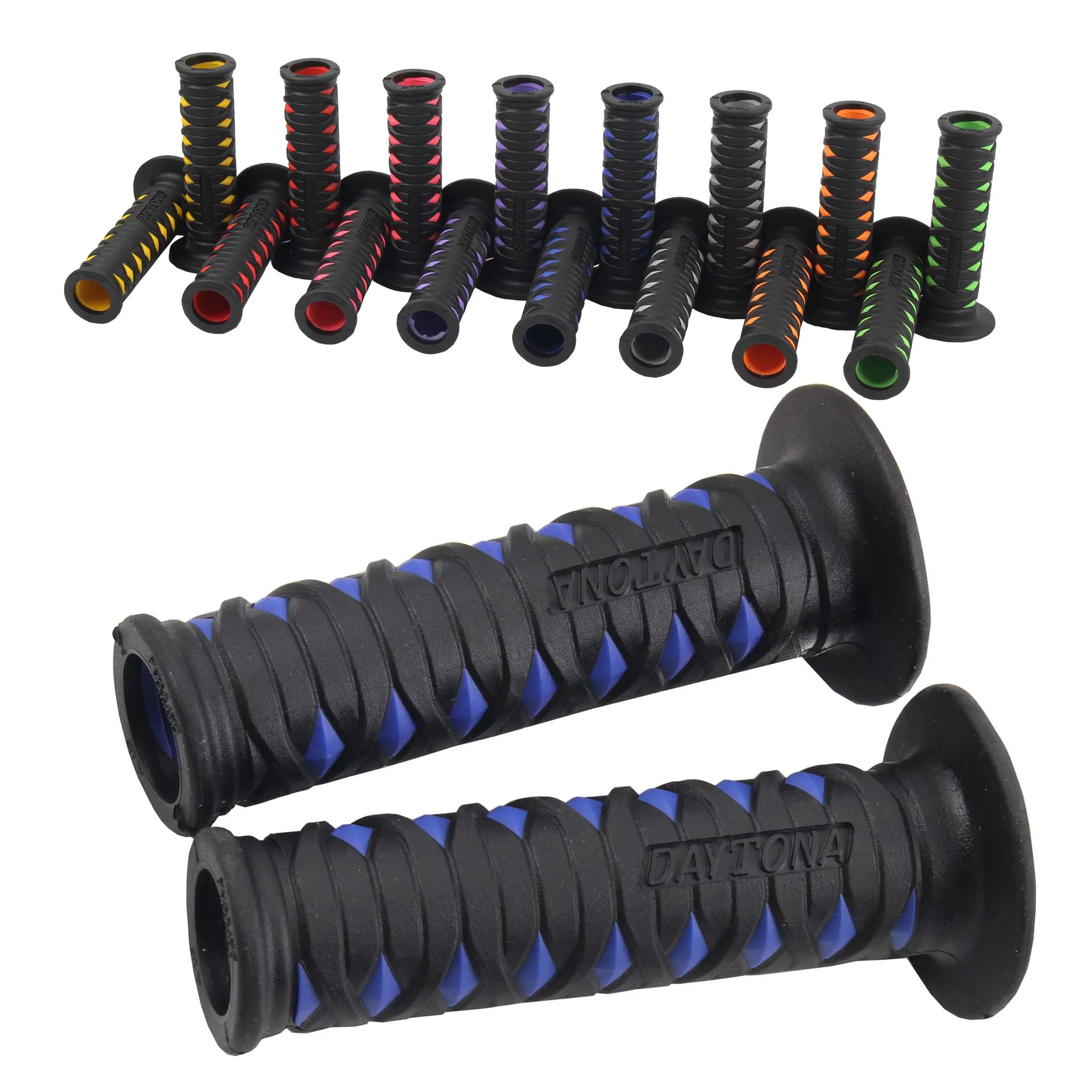 

Motorcycle Handle Grip universal Handlebar Grip DAYTONA Dirt Pit Bike Motocross 7/8" Rubber Gel Hand Grips Brake Hands