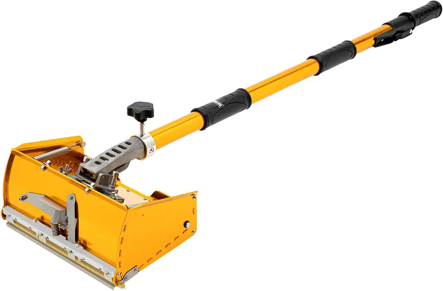 Drywall Flat Finishing Box, w/Adjustable Height 2.95-4.92ft Handle, Drywall knife Tools Mud Drywall Skimming Blade, Adjustable A