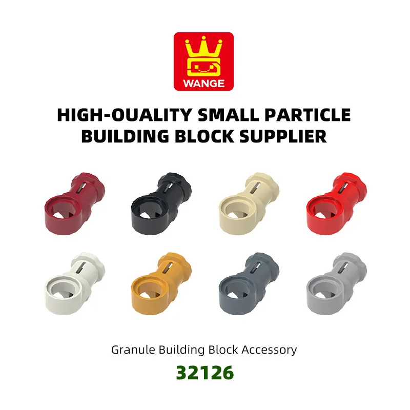 

WANGE 424Pcs/Lot 32126 WANGE 1×2 axle bolt connection Building Blocks Moc Accessories Compatible With Assembles Bricks Children