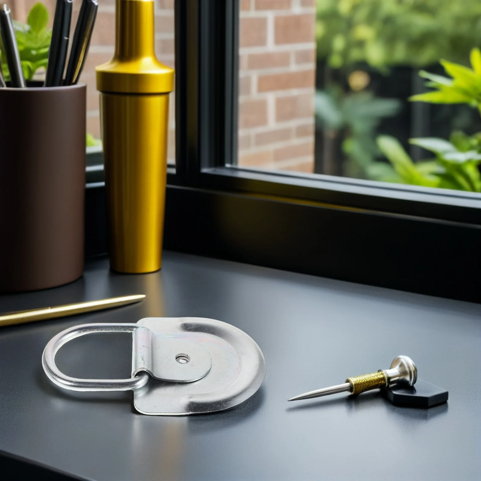 

Анкер с D-образными кольцами 8 мм - сверхмощный крюк для прицепа для автофургона для безопасности грузовых автомобилей, крючки для грузовых автомобилей и грузовых автомобилей