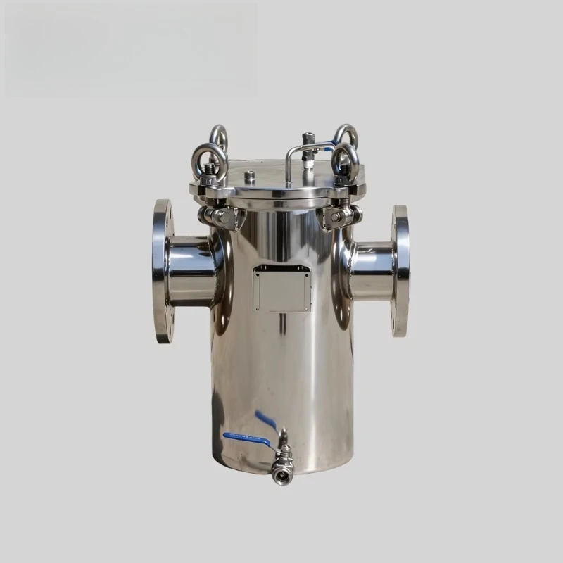 304 stainless steel basket pipe filter, industrial use, customizable