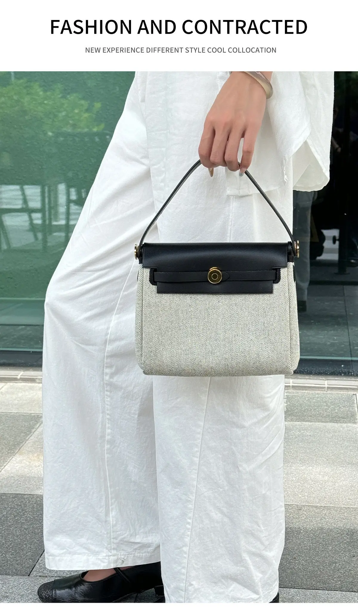 Cowhide Bag Handle For Herbag Mini Shoulder Strap Leather Bag Belt Short Bag Strap Handbag Durable Bag Replacement Accessories