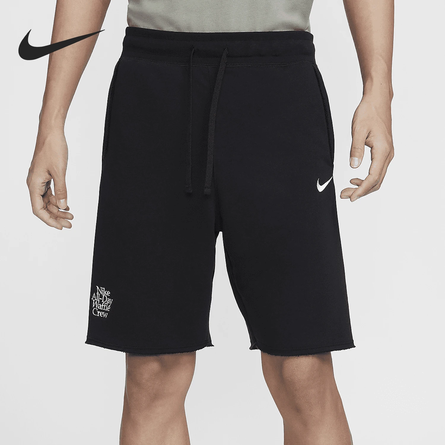 

Nike Authentic Summer Men's Lace-Up Loose Knit Sports Casual Shorts HQ1203-010