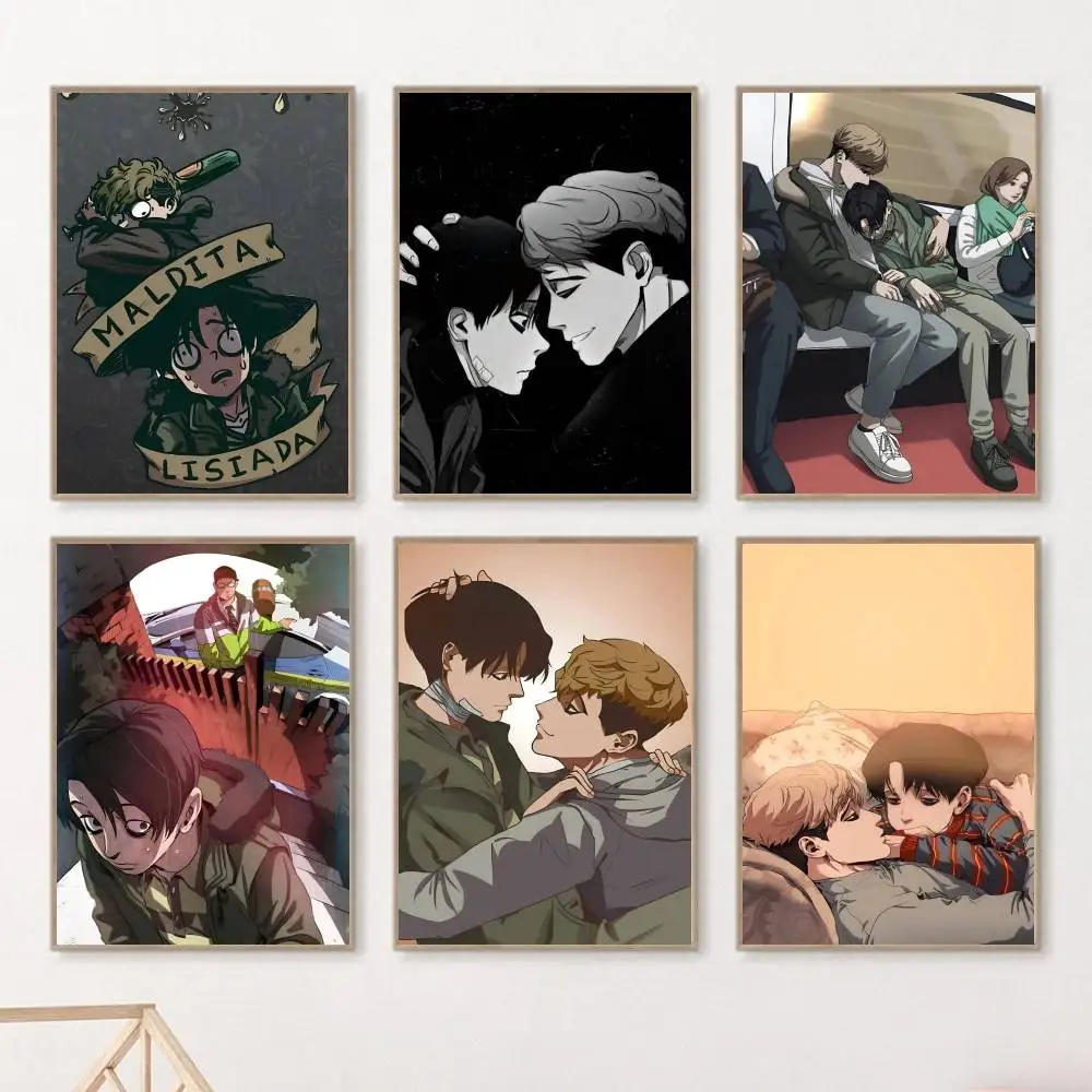 Korean Manga Anime Cartoon K-Killing S-Stalking Posters HD Print Vintage Wall Art Decor for Home Study Room