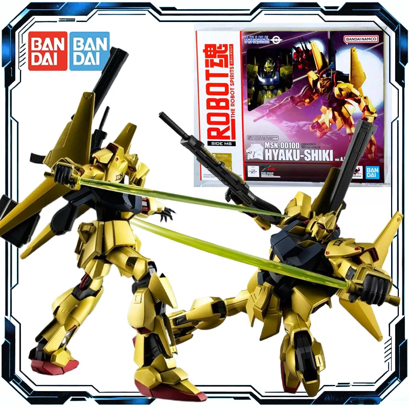 

Bandai Original Gundam THE ROBOT SPIRITS 335 SIDE MS MSN-00100 HYAKU-SHIKI ANIME Action Figure Collectible Model Toys Gift Kid