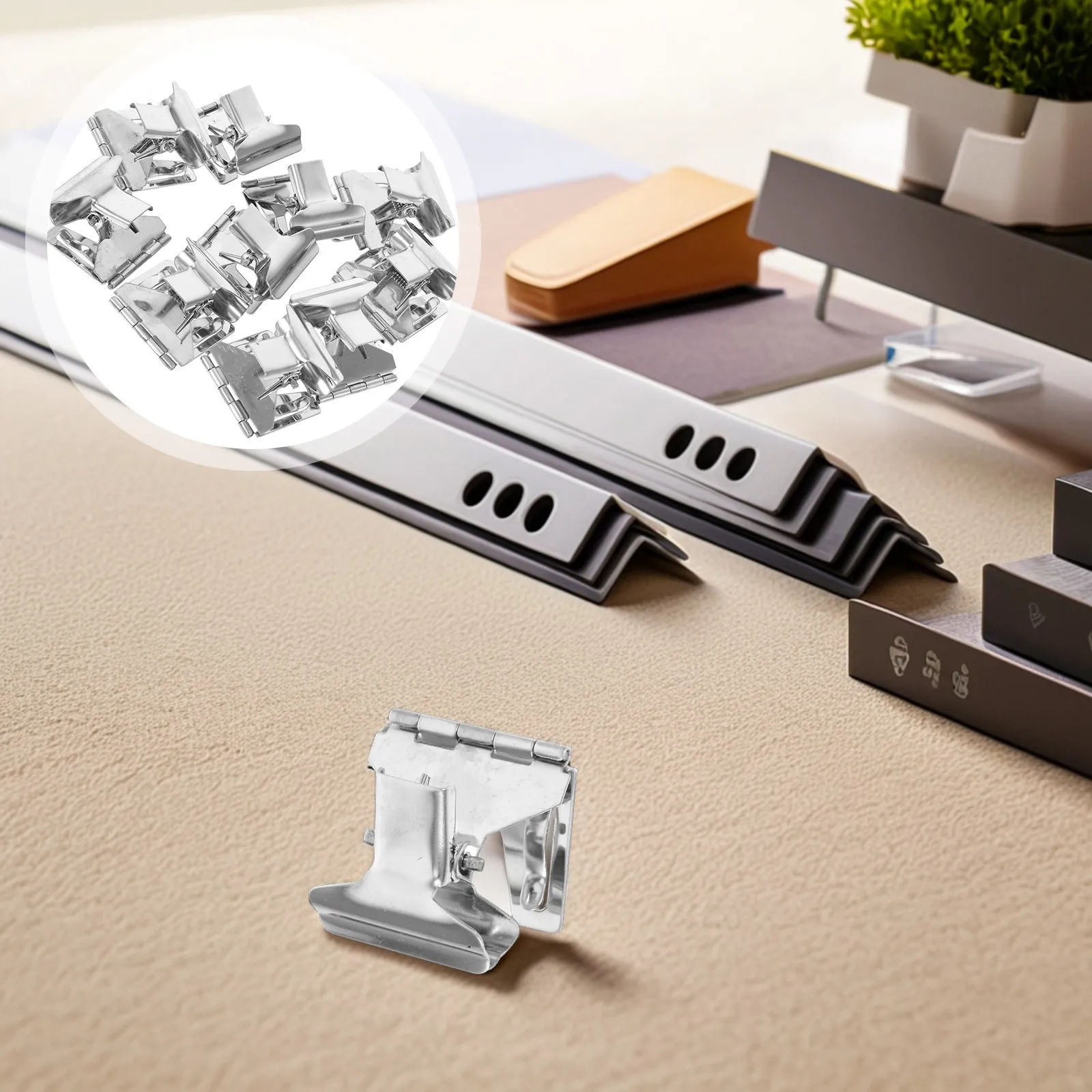 

10 pcs Stainless Steel Price Tag Holder Clips For Retail Bakery Supermarket Display Merchandise Sign Stand Advertising Clip