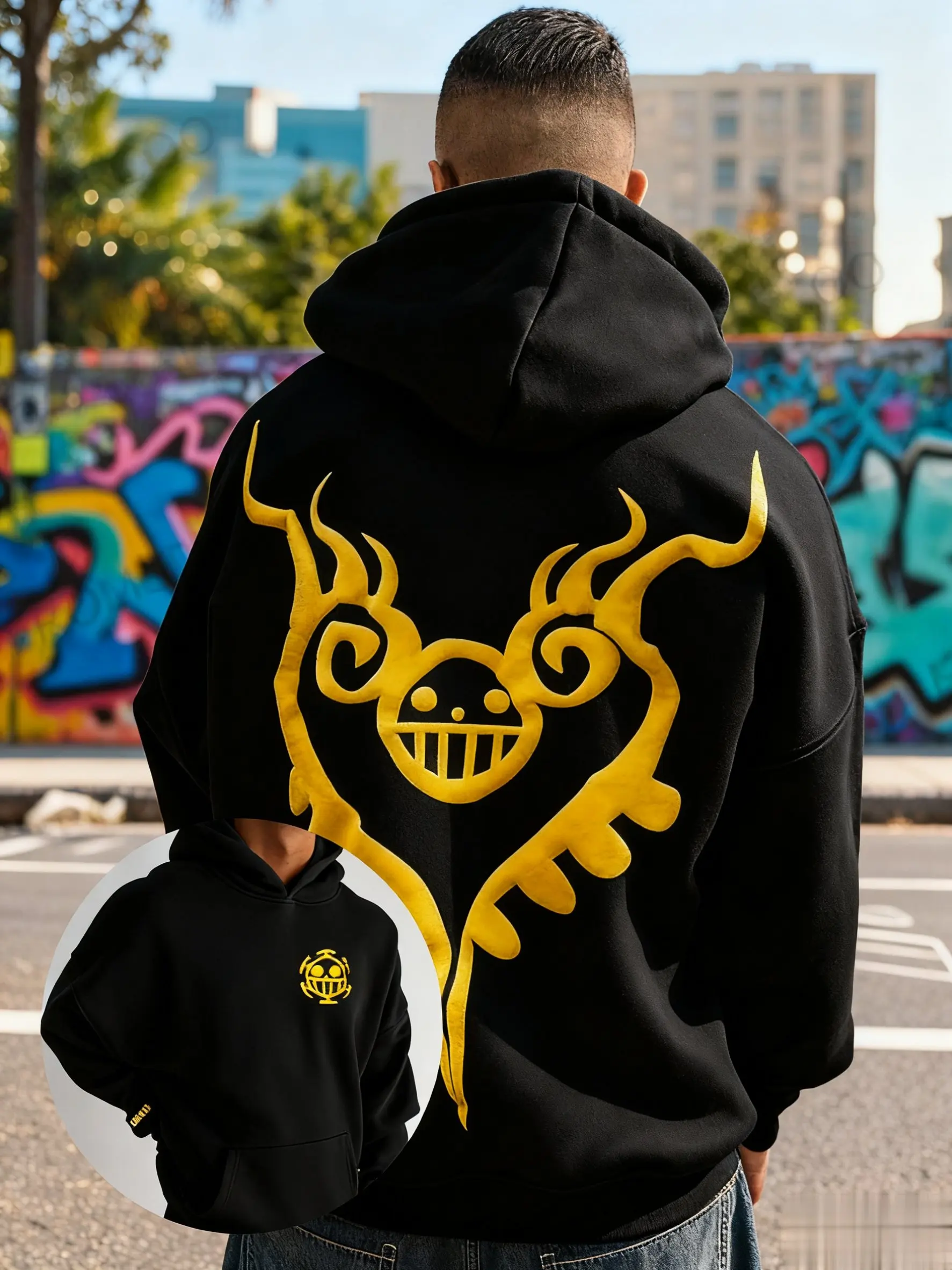 

Unisex One Piece Anime Hoodie Men Women Streetwear Loose Casual Pullover Sweatshirt Long-sleeved Tops Autumn Winter Y2k Clothes