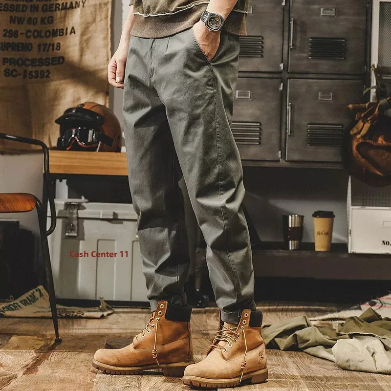 New 2026 Men's Casual Straight Leg Work Pants Anti-Scalding Welding Resistant Wear-Resistant Loose Fit Autumn Winter Fashion ...