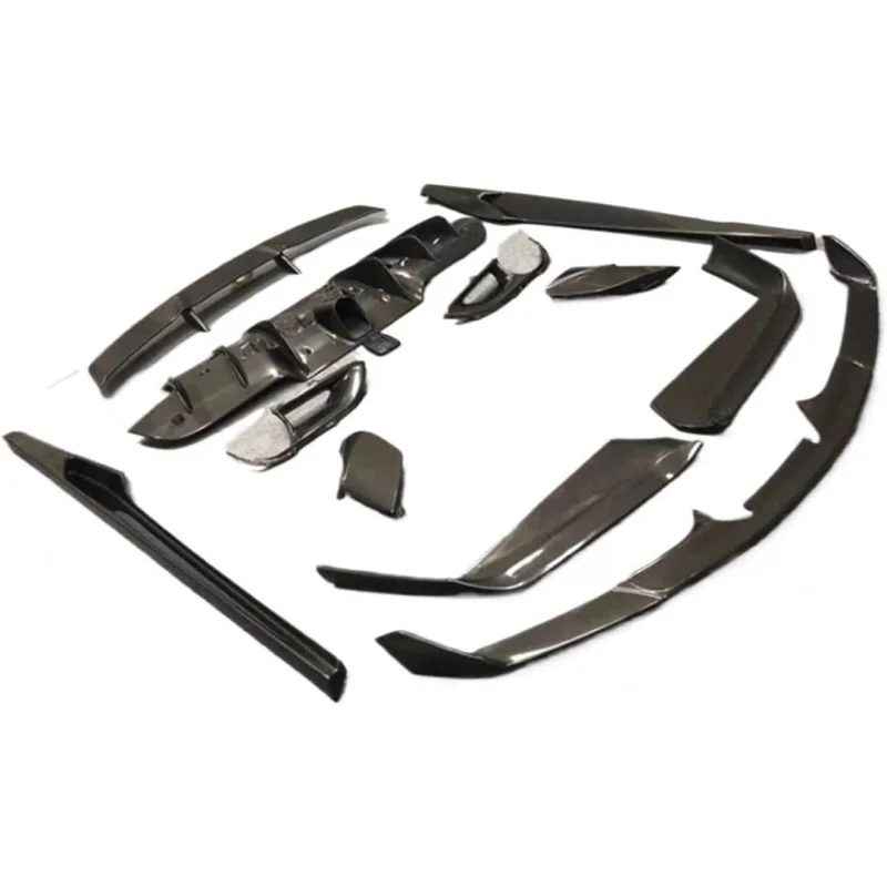 Suitable for Lip Compatible with 488 Gbt Body Kit Carbon Fiber Front Splitter Diffuser Rear Spoiler Side Skir