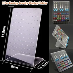1 Pc Jewelry Earring Display Holder Stand Multi-hole Stud Earrings Storage Rack Jewelry Accessories(Only Rack)