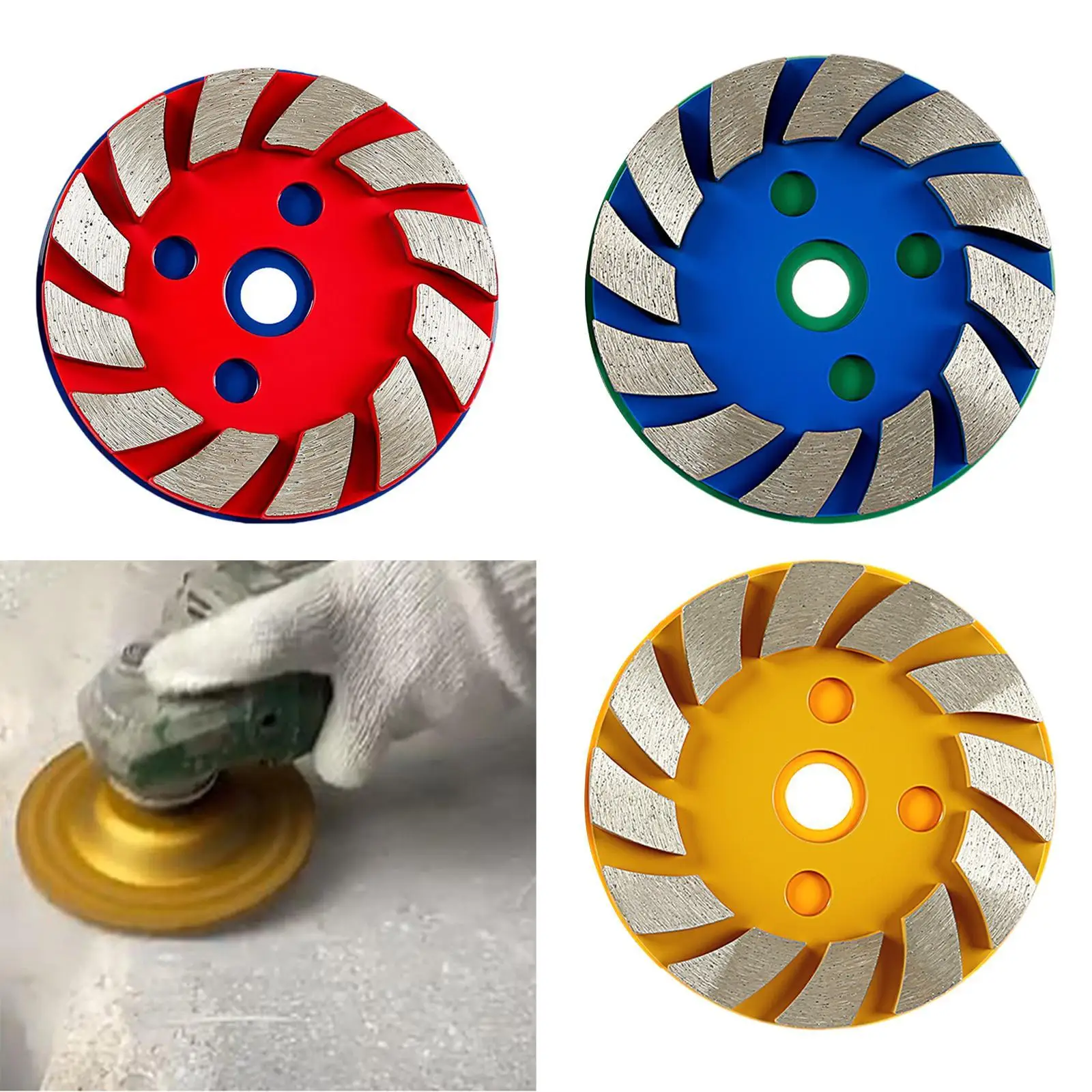 

Diamond Concrete Grinding Wheel Row Cutting Wheel for Concrete Ceramic Tile