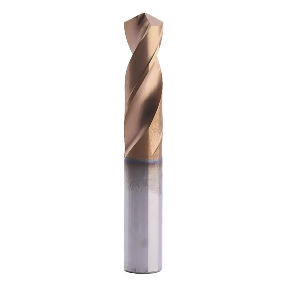 1 pz punte da trapano in metallo duro HRC60 codolo cilindrico 0.6mm-13.0mm metallo duro CNC lavorazione dei fori in metallo utensili di perforazione