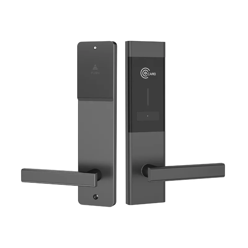Fashion electronic RFID door lock with software RF handle hotel lock