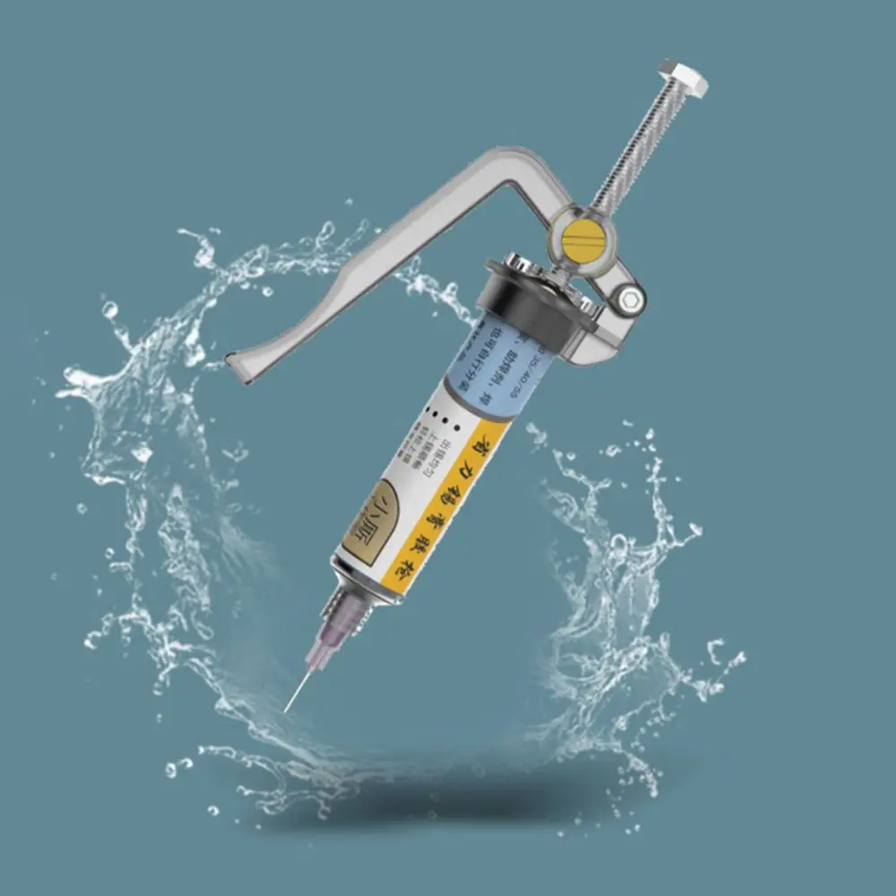 Labor Saving Repair Tools Alloy Steel Tube Piston Propulsion Tool Plunger Dispenser Solder Paste Booster Manual Syringe