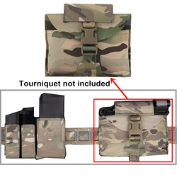 IFAS IFAK Pouch Individual First Aid Waist Bag, Vest MOLLE Pocket With Tourniquet Holder